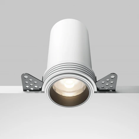 Встраиваемый светильник светодиодный под гипсокартон Maytoni Focus Led DL125-L12-4K-TRS-W