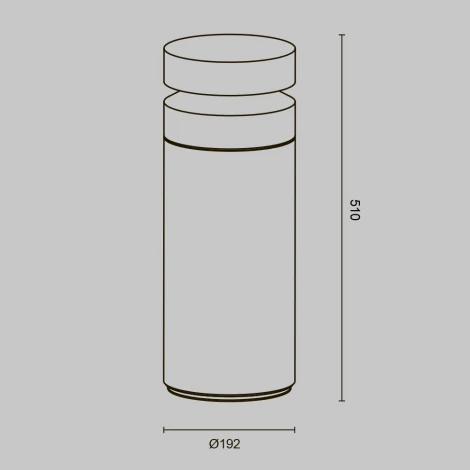 Наземный светильник Maytoni Betone O469FL-L20CM3K (LED, 220V, круглые, IP65)