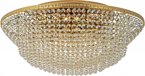 Потолочная люстра буше Arti Lampadari Stella LE 1.2.50.501 G (220V, хрусталь, пульт управления)