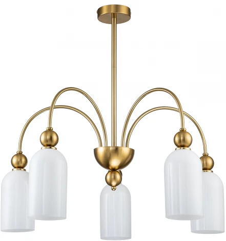 Потолочная люстра на штанге Escada ODE 686/5PL Copper (220V)