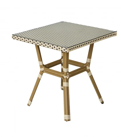 "Кабри" обеденная группа плетеная на 4 персоны, цвет бежево-коричневый 4SIS ZF3100T-5-SET Coffee