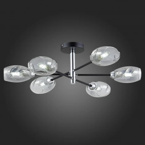 Потолочная люстра Evoluce Gloa SLE155512-06 (220V, шарики)