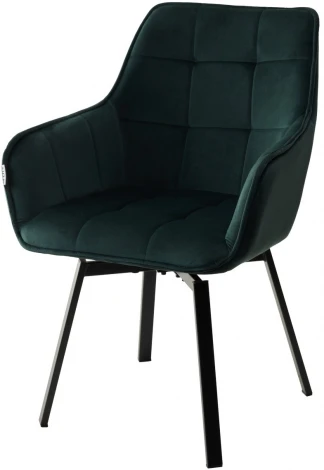 Стул MAVERICK BLUVEL-78 GREEN/ черный каркас, поворот.360 град.