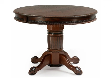 Деревянный стол Woodville Альфред орех / коричневая патина 450826