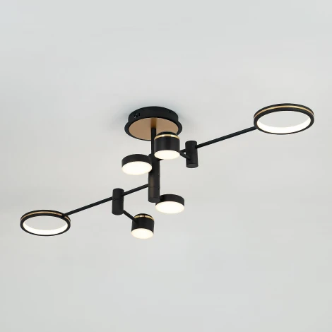 Потолочная люстра светодиодная на штанге с регулировкой цветовой температуры LED4U LED4U L3120-6