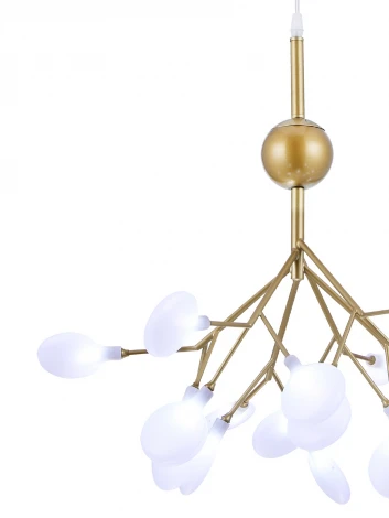 Подвесная люстра Natali Kovaltseva Grace 75124/12С GOLD SATIN