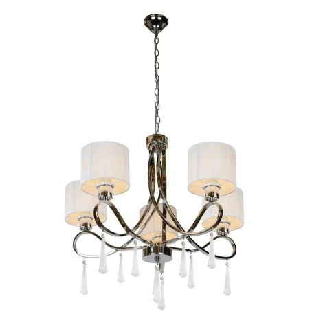 Подвесная люстра iLamp Bella RM1029/5CR (220V, на цепи)