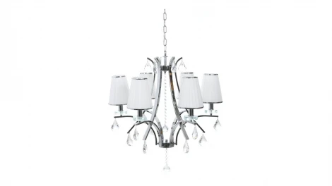 Подвесной светильник Lumina Deco Glamour LDP 66247-6 WT+CHR