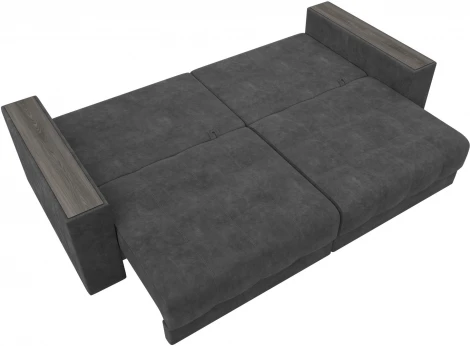 Диван прямой с декором Лига-049 НПБ Лига Диванов (Велюр) арт.128394