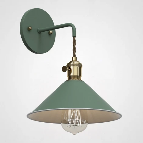 Бра с подвесным плафоном Braid Wall Green Imperiumloft Braid-Wall01 (181875-26) (220V)