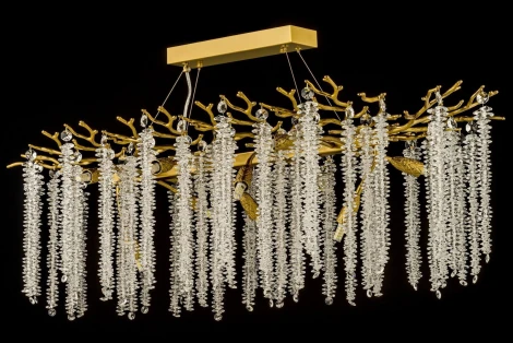 Подвесная люстра Dio D`arte Tavenna Antigue Tavenna H 1.5.100x40.100 A (220V, хрусталь, на тросе)