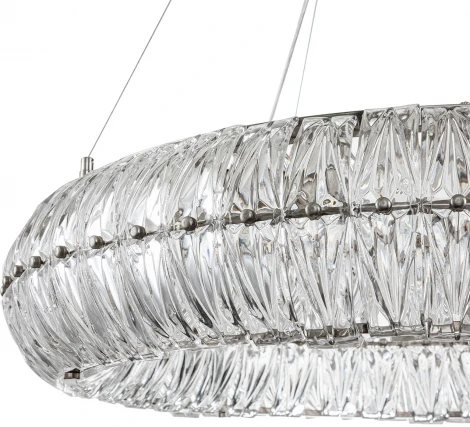 Подвесной светильник Finezza V000301 (12023/10P Nickel) (220V, на тросе, круглые)