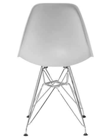Стул обеденный DSR (ножки хром, цвет светло-серый (GR-01))