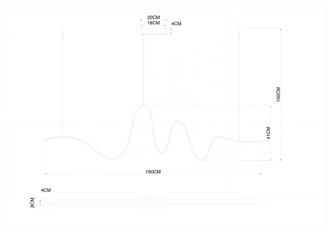 Подвесной светильник Divinare Stark 1926/01 SP-34 (LED, 220V, на проводе)