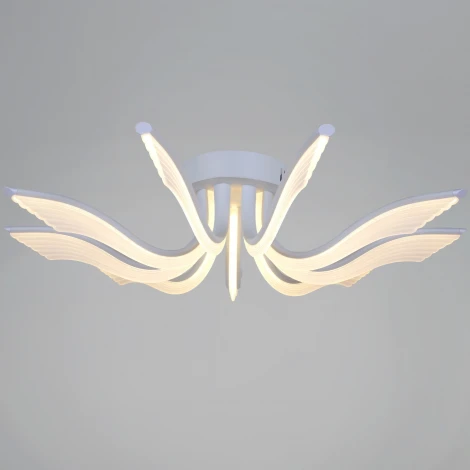 Потолочная люстра светодиодная с пультом и ночным режимом Reluce 35390-0.3-09S white (Умный дом) (220V)