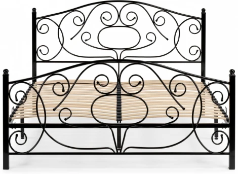 Кровать Woodville Викси 160х200 черная