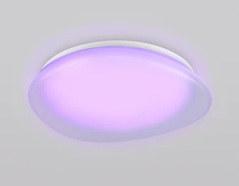 Потолочный светодиодный светильник с пультом управления Ambrella Orbital FZ1610 FR матовый IP20 40W 3000-6500K+RGB