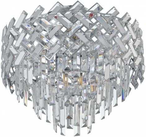 Потолочная люстра хрустальная на штанге Arte Milano Sorrento-8019 378019/7/50/470 CR (220V)