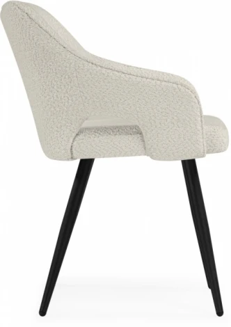 Стул на металлокаркасе Woodville Hera beige / black арт.15844