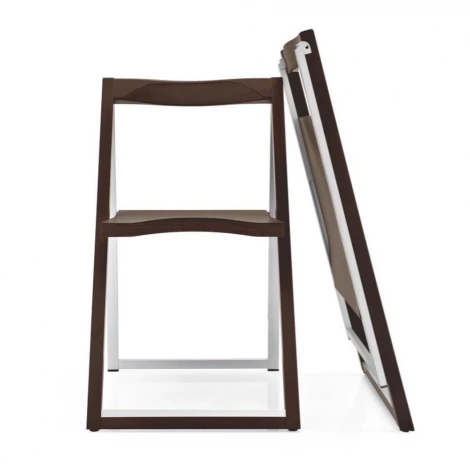 Стул деревянный складной Skip Connubia Венге P128 plwd bch