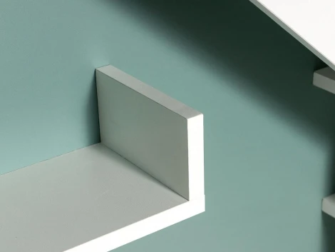 Стол Campi ОГОГО 724378 (белый, ясень коимбра)