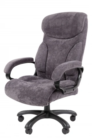 Кресло Chairman Home 401 Россия ткань S темно-серый