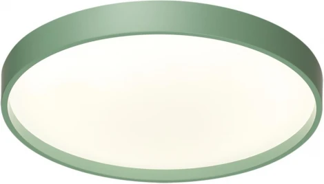 Настенно-потолочный светильник светодиодный Sonex Mavic 7743/CL COLOR SN пластик/белый/зеленый LED 30Вт 4000К D330 (220V, круглые, IP43)