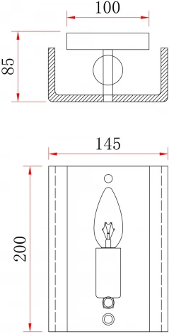Бра Fresco FR5190WL-01BS2