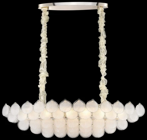 Подвесная люстра каскадная Wertmark Pelagia WE142.12.303 (220V, хрусталь, на цепи)