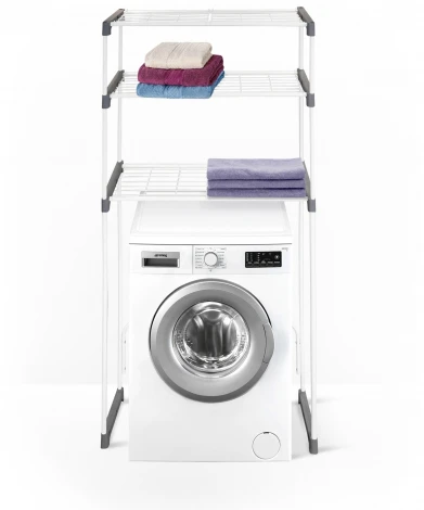 Стеллаж SHT-SS16 серый/белый Sheffilton 1121371601