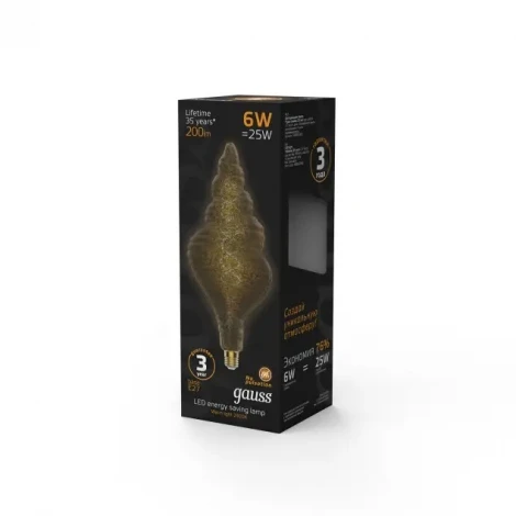Лампочка светодиодная филаментная Gauss 166802008