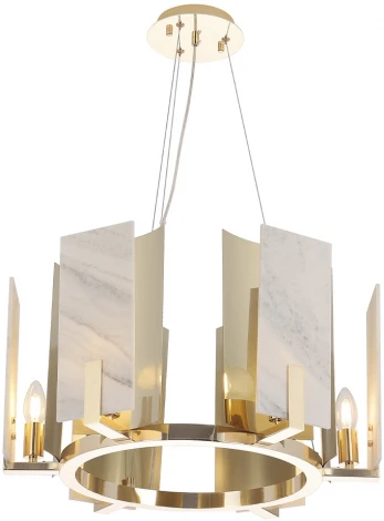 Подвесная люстра Crystal Lux DELUXE SP6 (220V, на тросе, круглые)