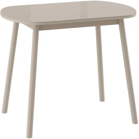 Стол Раунд мини, Стекло, Капучино, МАМАДОМА