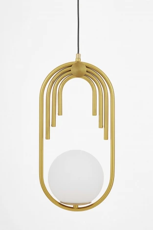 Подвесной светильник Lumina Deco Zanetti LDP 5522-1 WT+MD (220V, на проводе)