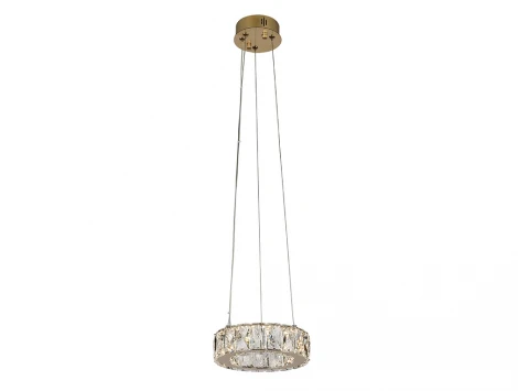 Подвесной светодиодный светильник кольцо Newport 8580 8580/20 C gold (220V, на тросе, кольцо)