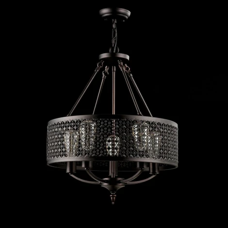 Подвесная люстра Freya Conte FR4166-PL-05C-BL (220V, на цепи)