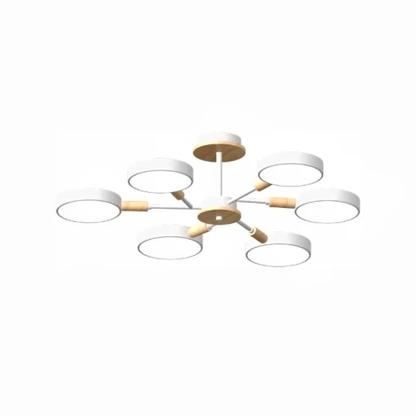 Потолочная люстра светодиодная на штанге LED4U LED4U L3218-740 WH