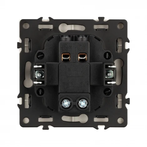 Механизм выключателя одноклавишный перекрёстный SWT-NOBE-MKX1-SFPL-WH (230V, 10A) (Arlight) 054234