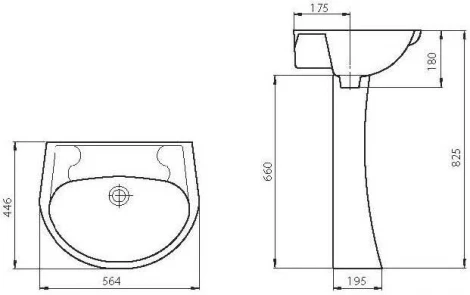 Раковина Santeri Воротынский 50