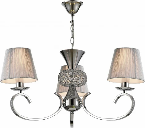 Подвесная люстра ILLUMICO IL1526-3P-27 CR (220V, на цепи)