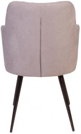 Стул поворотный на 360 градусов Hunt ромб, бархат пепельно-бежевый 25 / чёрный конус Top Concept арт.13767