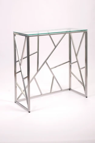 Консольный стол AllConsoles 1053-CS clear серебряный