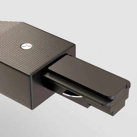 Коннектор поворотный шарнирный Unity черный (однофазный) Maytoni Technical TRA001CS-11B