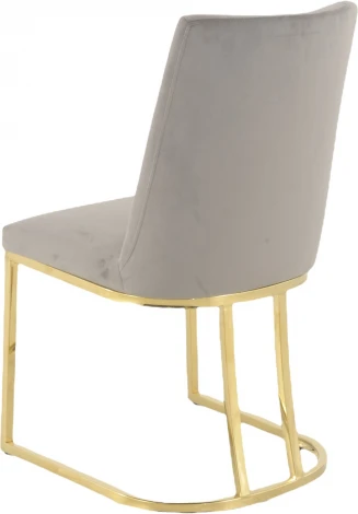 Стул обеденный IST-CASA Пресли DX-2055-1.1, 46х47х88, серый, золото