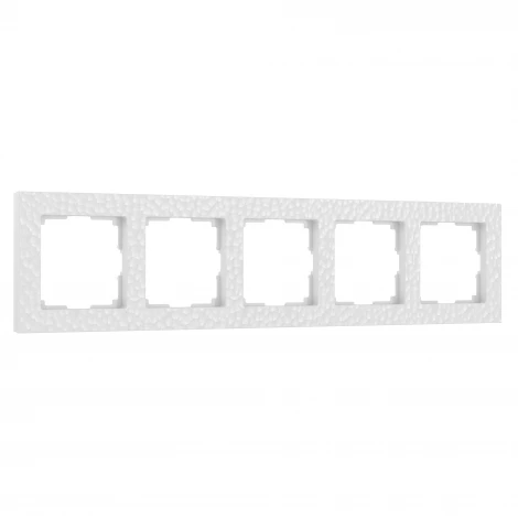 Рамка на 5 постов Hammer (белый) Werkel W0052401 (a052529)