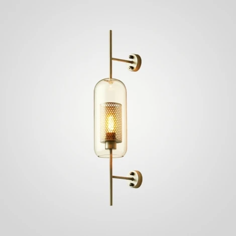 Настенный светильник Catch Wall Cylinder L67 Brass ImperiumLoft Catchwall01 (189446-26) (220V)