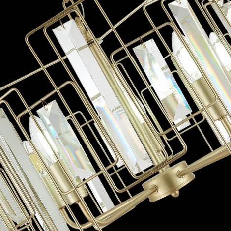 Подвесная люстра Evoluce Giano SLE103403-05 (220V, на цепи, круглые)