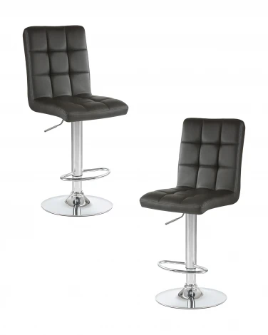 Набор 2 шт Стул барный DOBRIN KRUGER (чёрный)