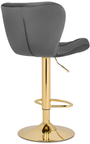 Барный стул Woodville Porch dark gray / golden 15504
