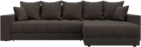 Диван угловой с декором и полкой Лига-050 НПБ Лига Диванов (Рогожка) арт.128587